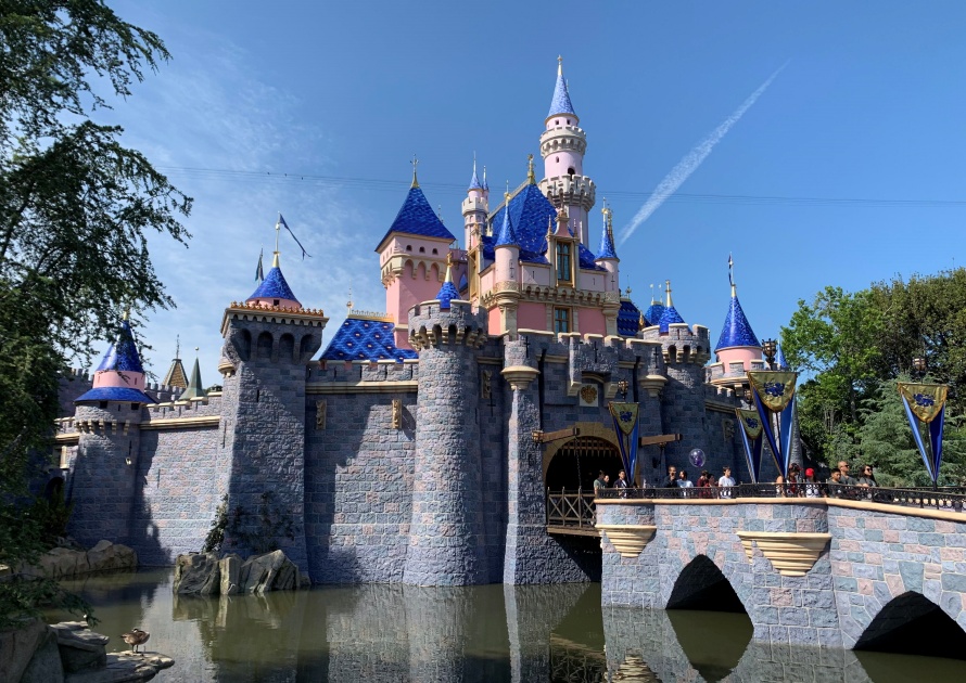 Disney Castle in Anaheim Califronia