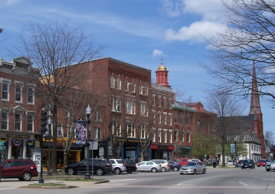 Downtown in Keene New Hampshire