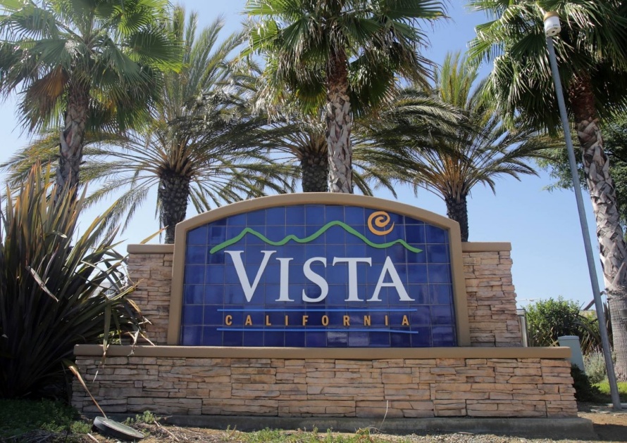 Entrance in Vista California