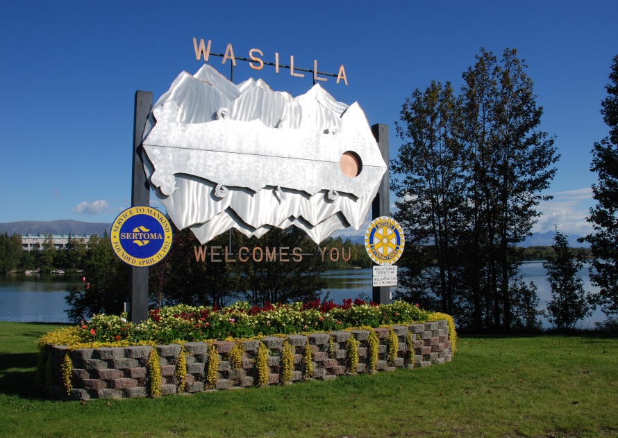 Entrance in Wasilla Alaska