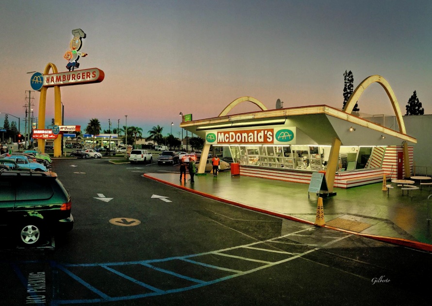 First McDonald's in Downey California