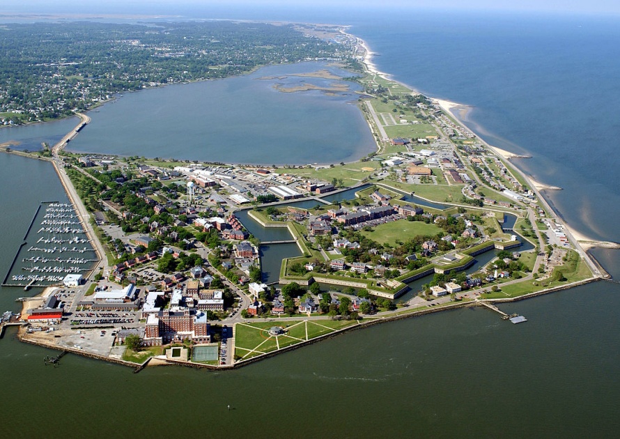 Fort Monroe in Hampton Virginia