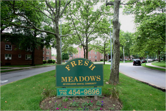 Fresh Meadows Sign in New York