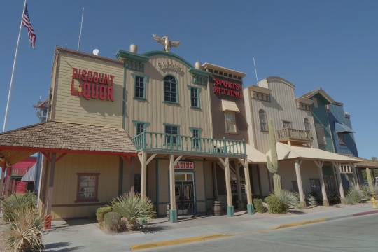 Histroic saloon building and casino in Pahrump Nevada - LAS VEGAS-NEVADA - OCTOBER 11, 2017
