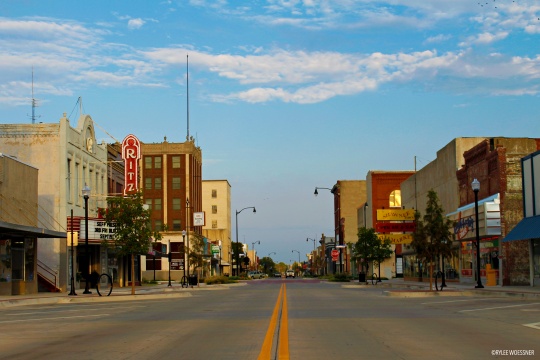Main Street in Shawnee Oklahoma