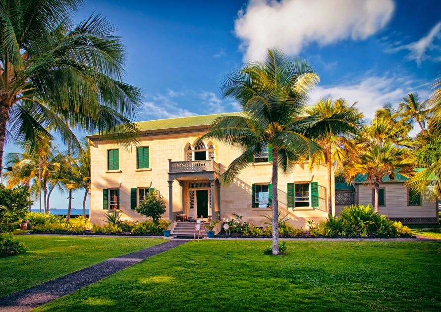 Palace in Hulihe in Kailua Hawaii