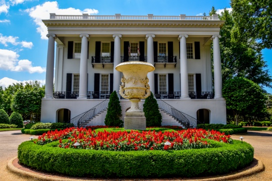 the president's house at the University of Alabama in Tuscaloosa Alabama in May of 2016