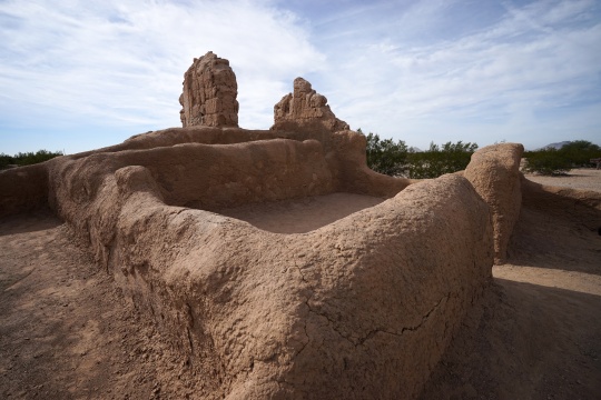 Ruins In Adobe Casa Grande Arizona