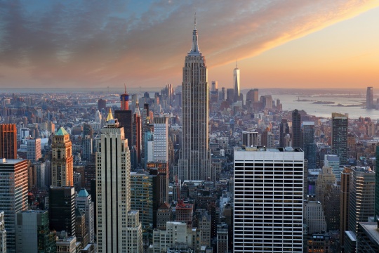 Skyline View in New York City
