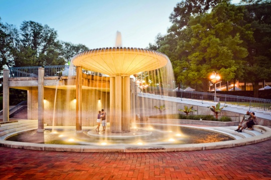 Square Fountain in Columbia Maryland