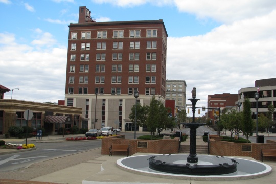 Square in Downtown Springfield Ohio