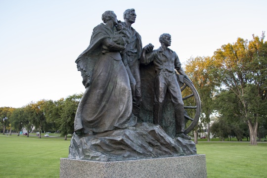 Statue in Bismarck North Dakota