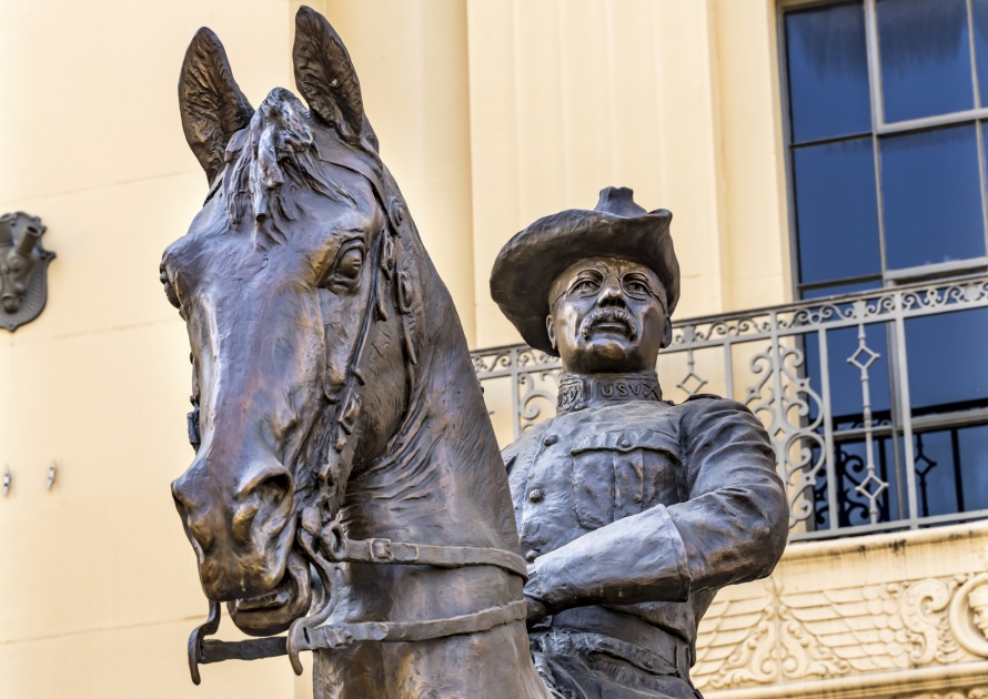 Statue Roosevelt in San Antonio Texas