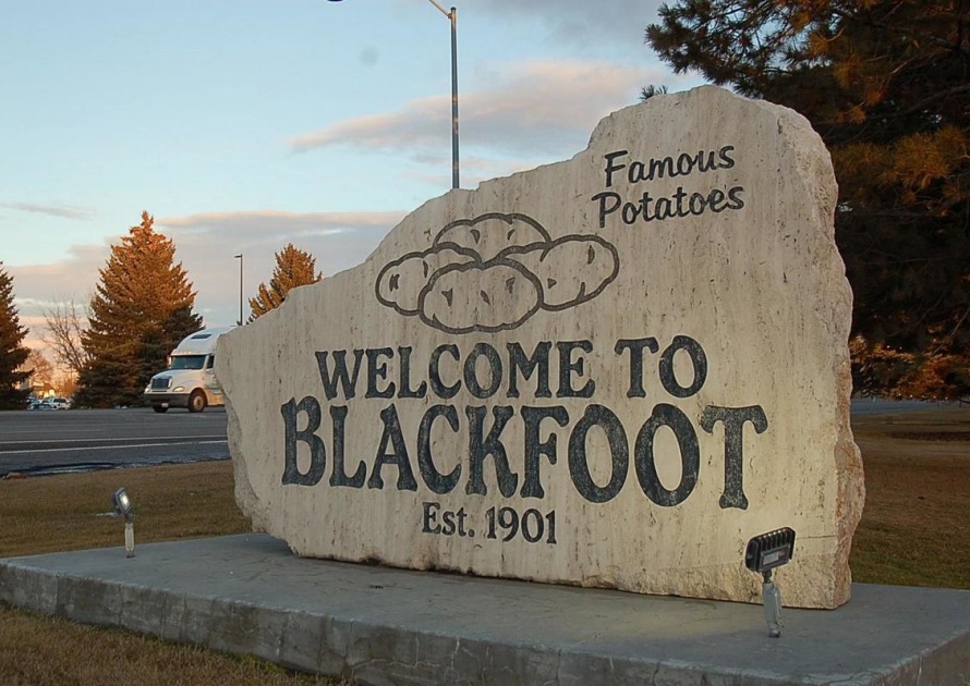 Welcome to Blackfoot sign in Idaho Famous Potatoes