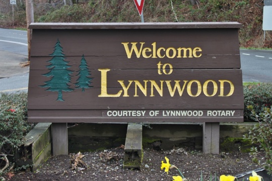 Welcome to Lynnwood Washington Sign